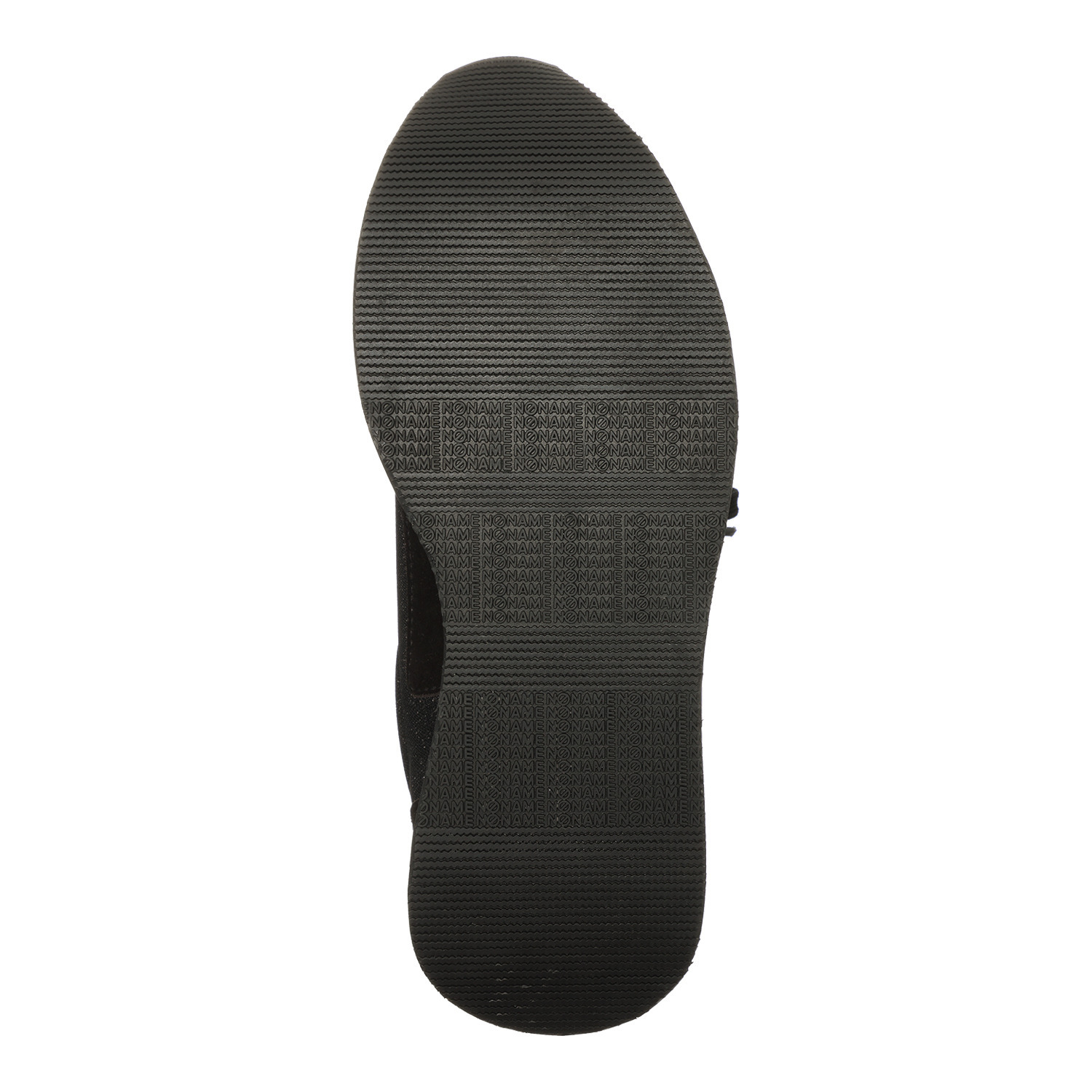 ノーネーム 牛革コンビ 軽量厚底スニーカー “フレックスジョガー”