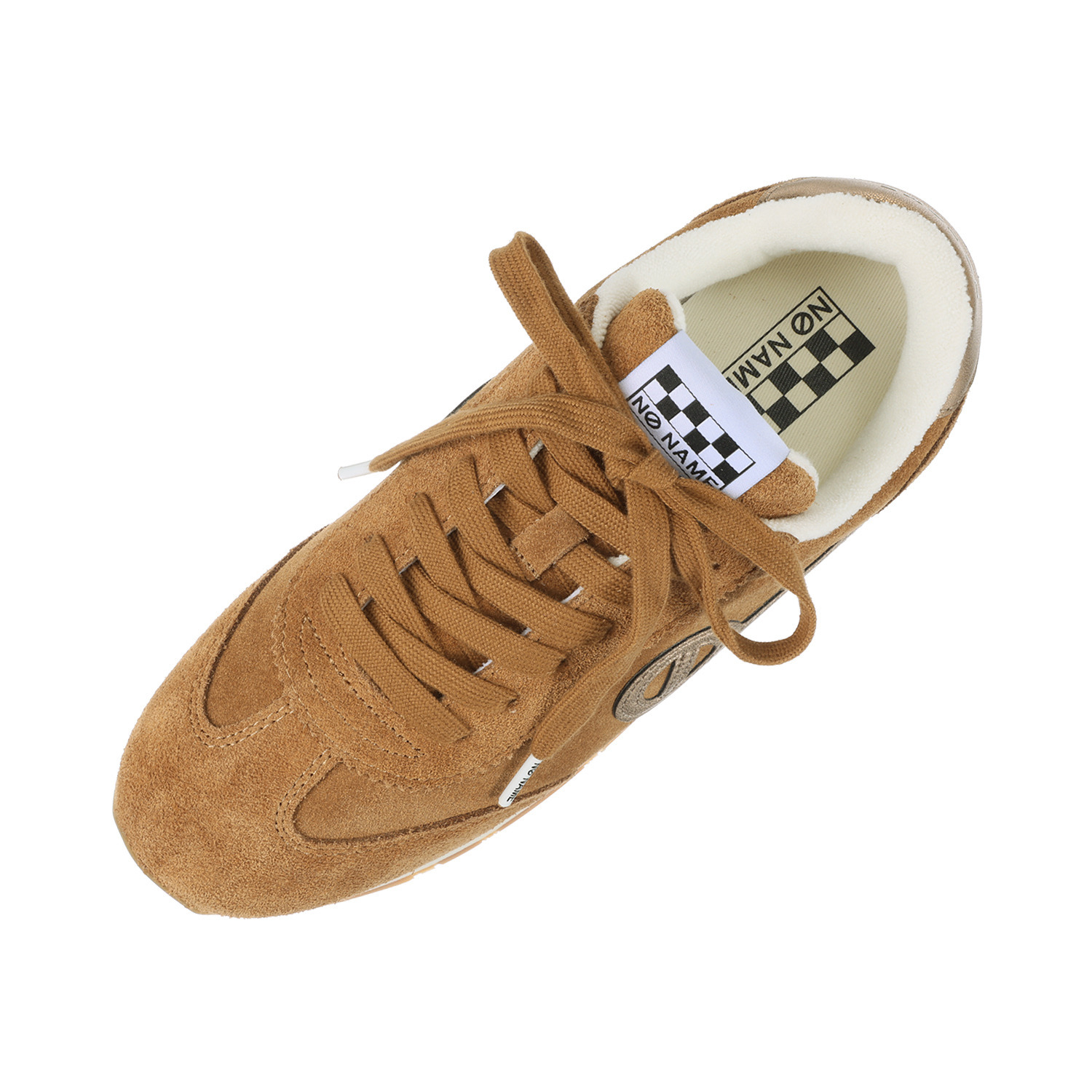 ノーネーム 牛革スエード スニーカー “シティーランジョガー”