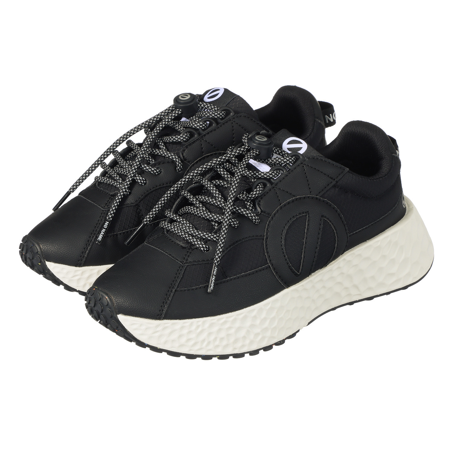 ノーネーム クロコダイル型押しコンビ スニーカー “カーターランナー”