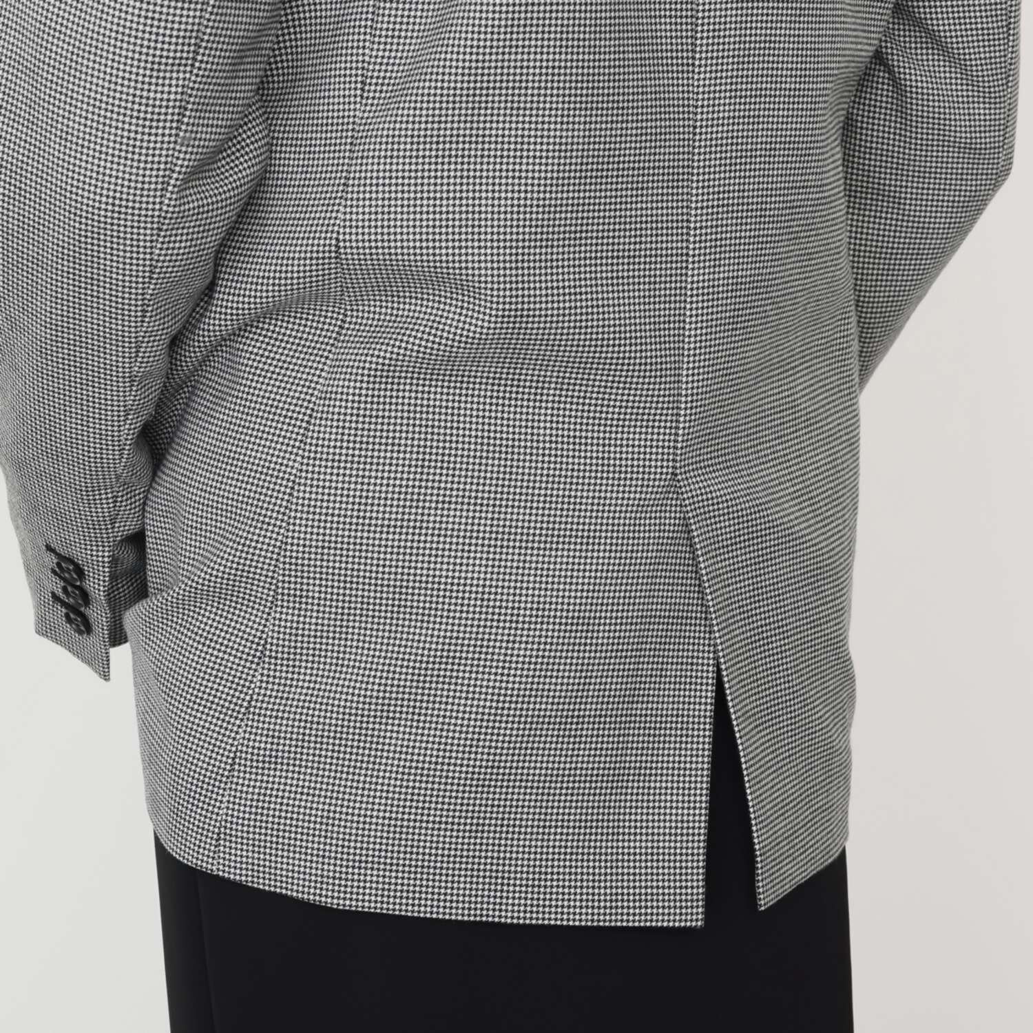 ポルトゥヴィーダ ウォッシャブル ウール混 ダブルジャケット