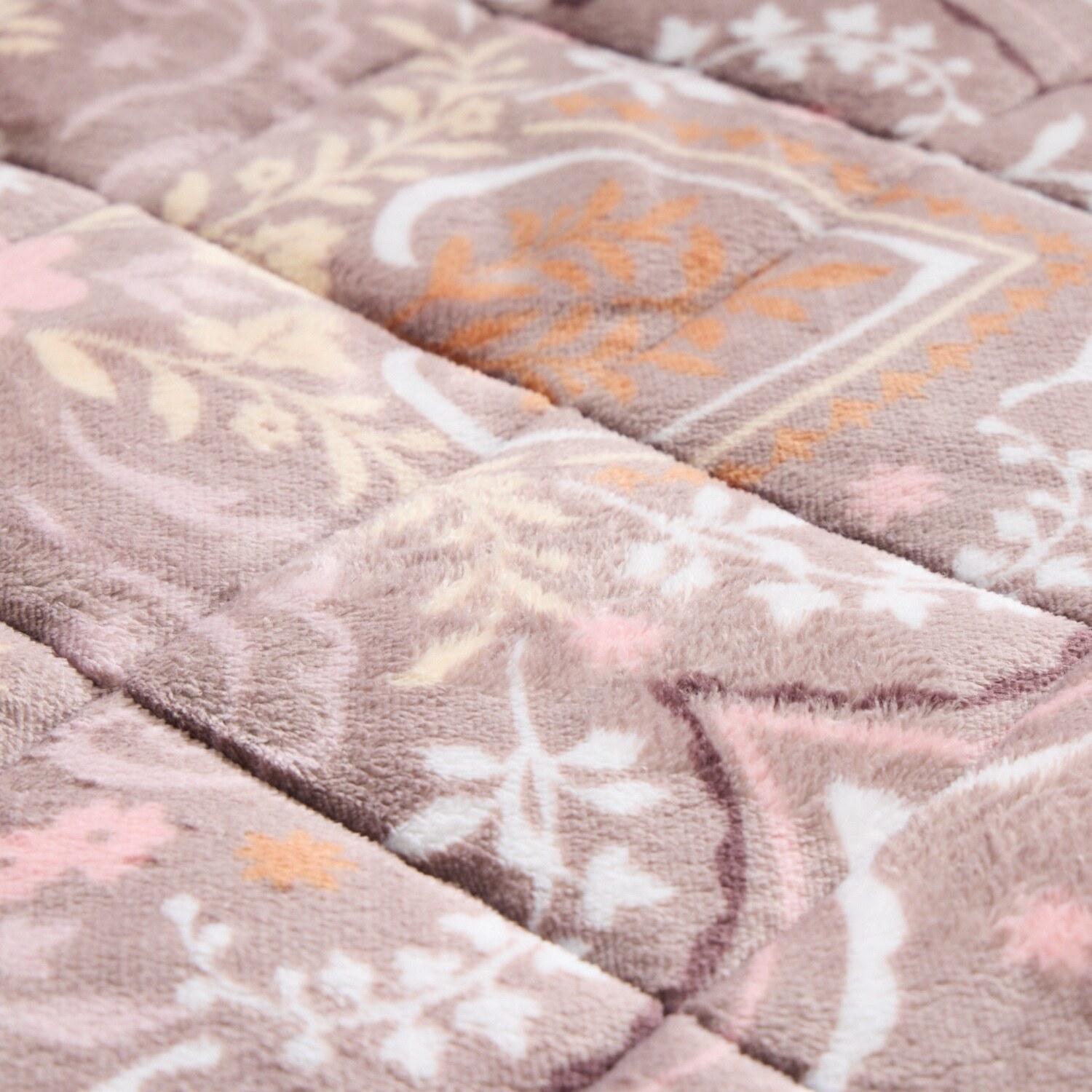 モリリンＷＯＭＡ 多層構造で暖か！ アルミ蒸着シート入り 洗えるぽかぽか ふっくら円形マット