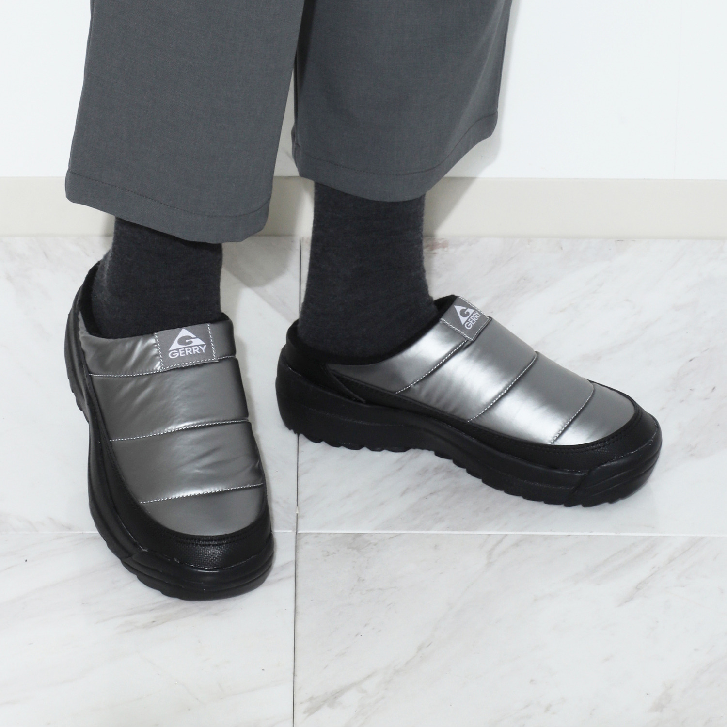 ＧＥＲＲＹ 防水・はっ水 軽量ミュールスリッポン