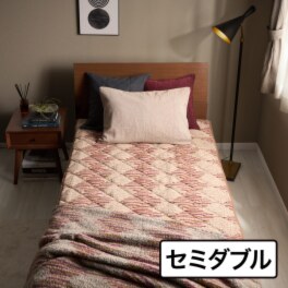 ｎｉｓｈｉｋａｗａ 軽くてふわふわ！ 抗菌・消臭・蓄熱 もこもふ敷きパッド ＜セミダブル＞