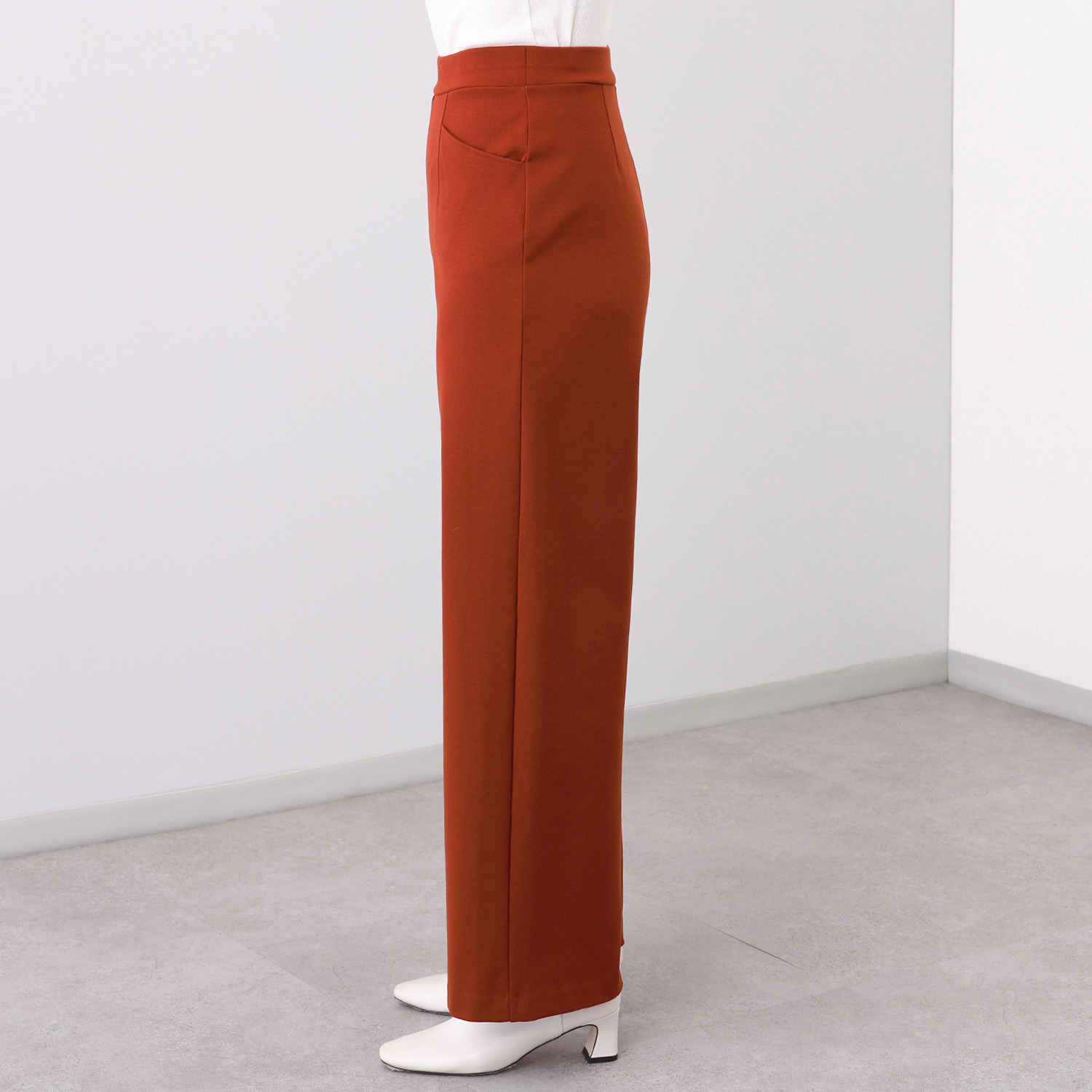 上質ごこち 吸湿発熱 プレミアム雅山（Ｒ） ワイドパンツ ＜股下７０ｃｍ＞