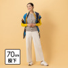 上質ごこち 吸湿発熱 プレミアム雅山（Ｒ） ワイドパンツ ＜股下７０ｃｍ＞