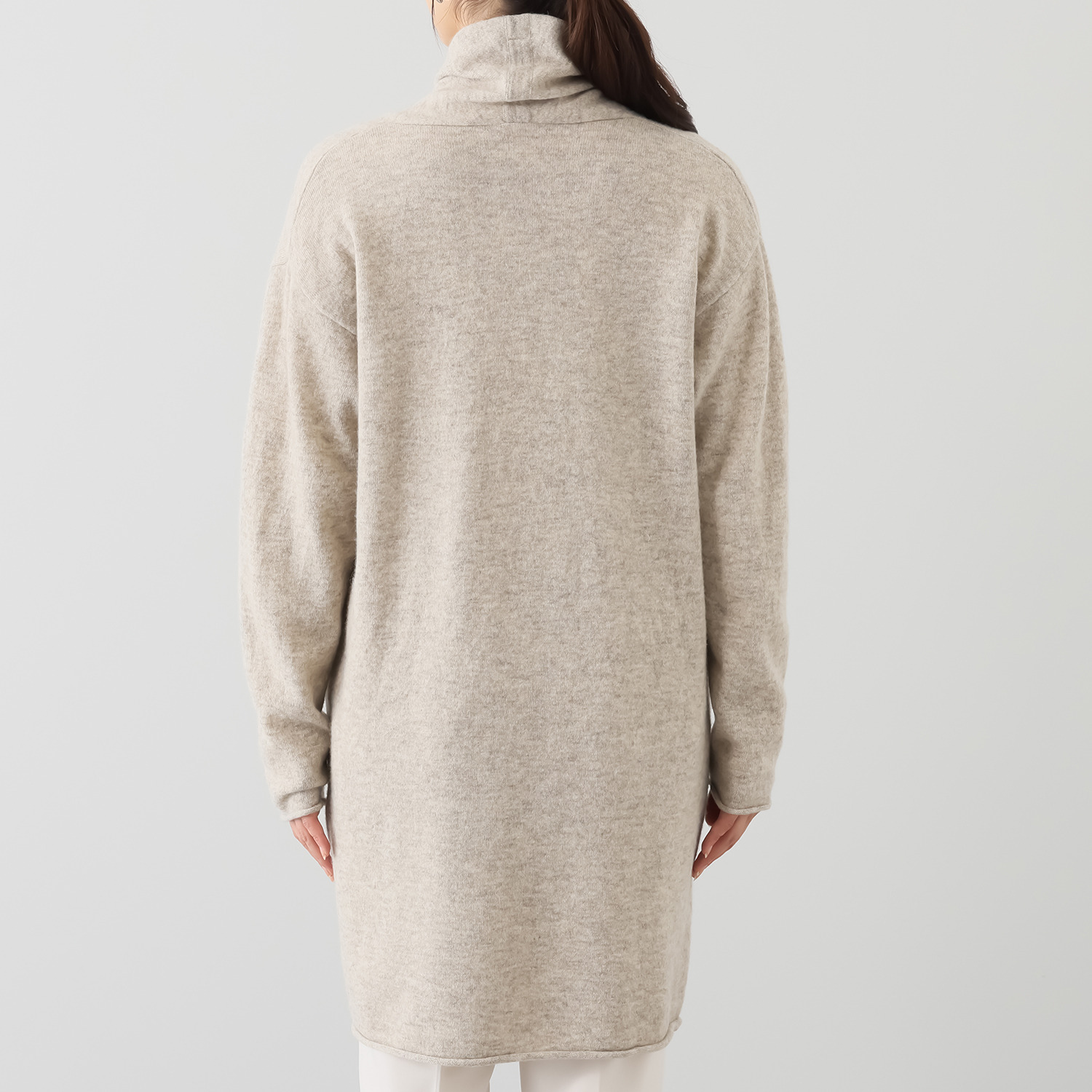 エヌエフ 自社牧場で育った ウール１００％ ニットコーディガン