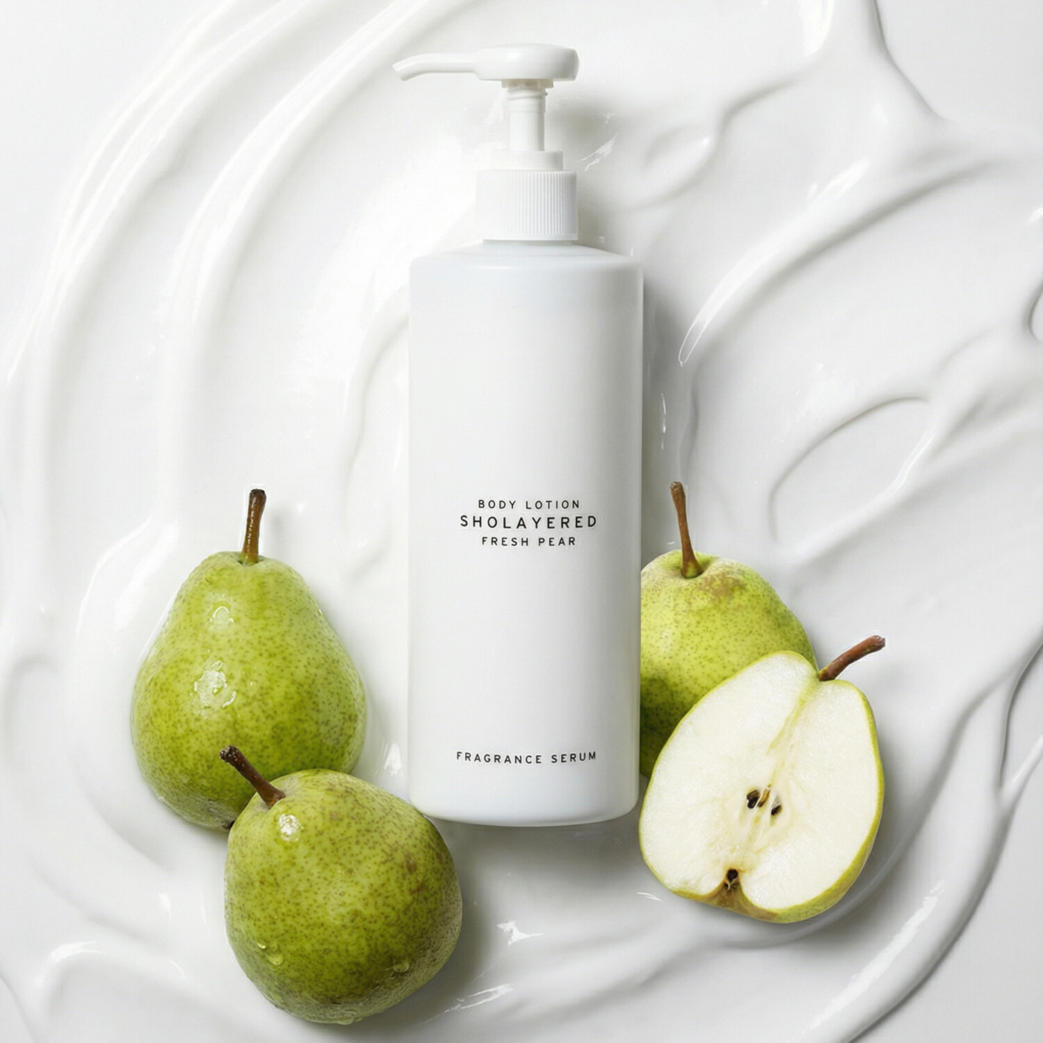 ショーレイヤード さりげなくふわりと香る ハリツヤ潤い肌へ導く ボディローション “フレッシュペア” ２本セット 