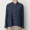 ダジュール 刺しゅうデニムブラウス