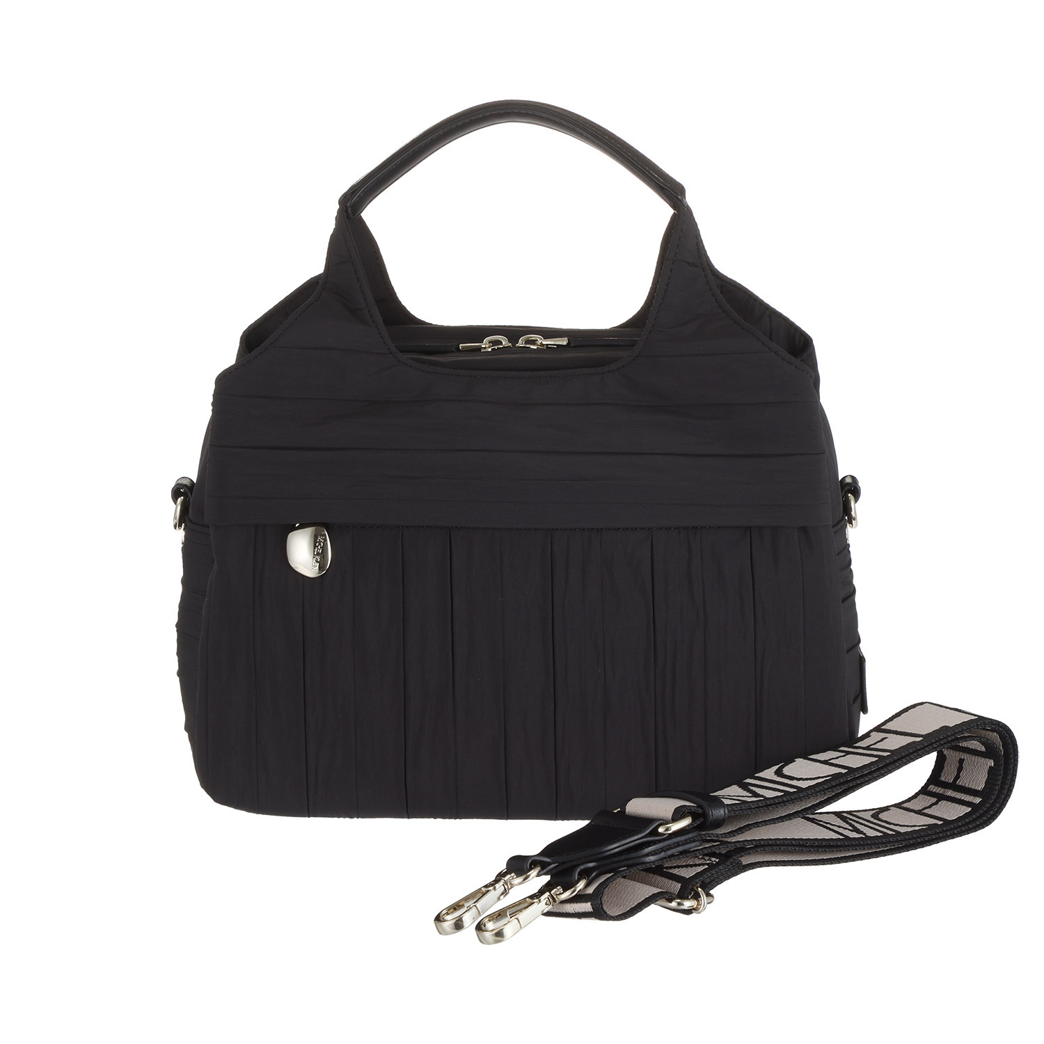 ミッシェル　クラン はっ水 シワプリーツ ２ウェイボストンバッグ