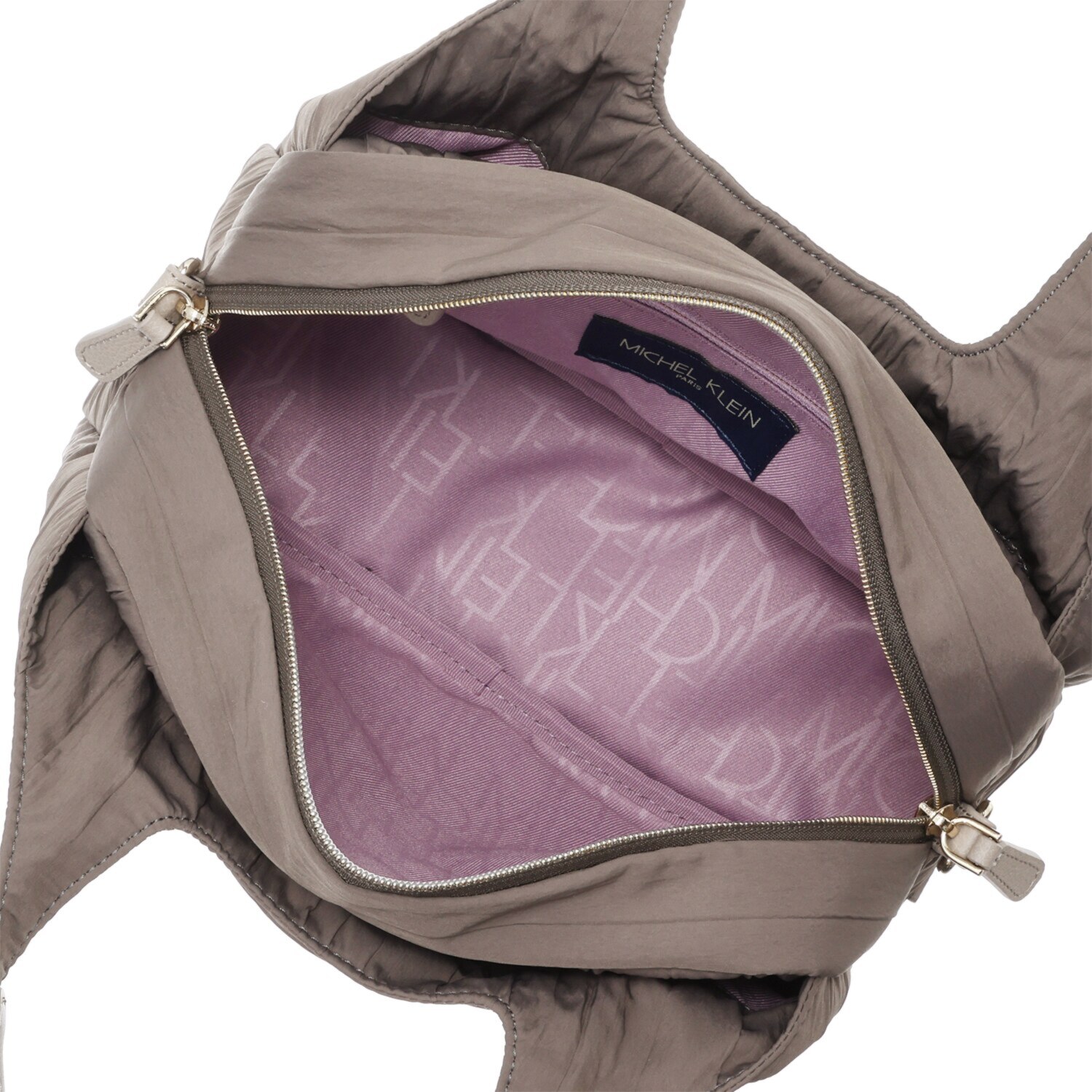 ミッシェル　クラン はっ水 シワプリーツ ２ウェイボストンバッグ