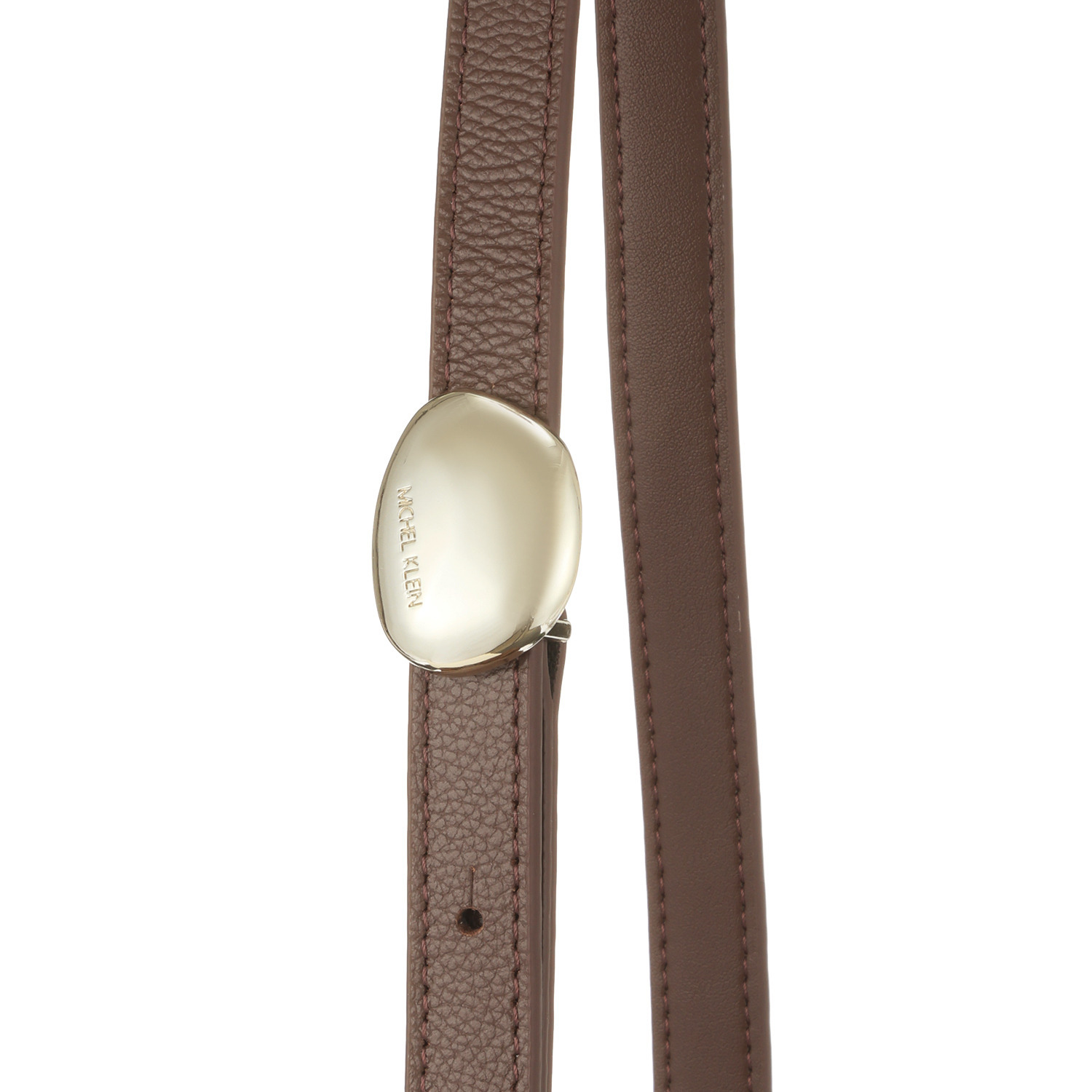 ミッシェル　クラン はっ水 シワプリーツ 巾着ショルダーバッグ