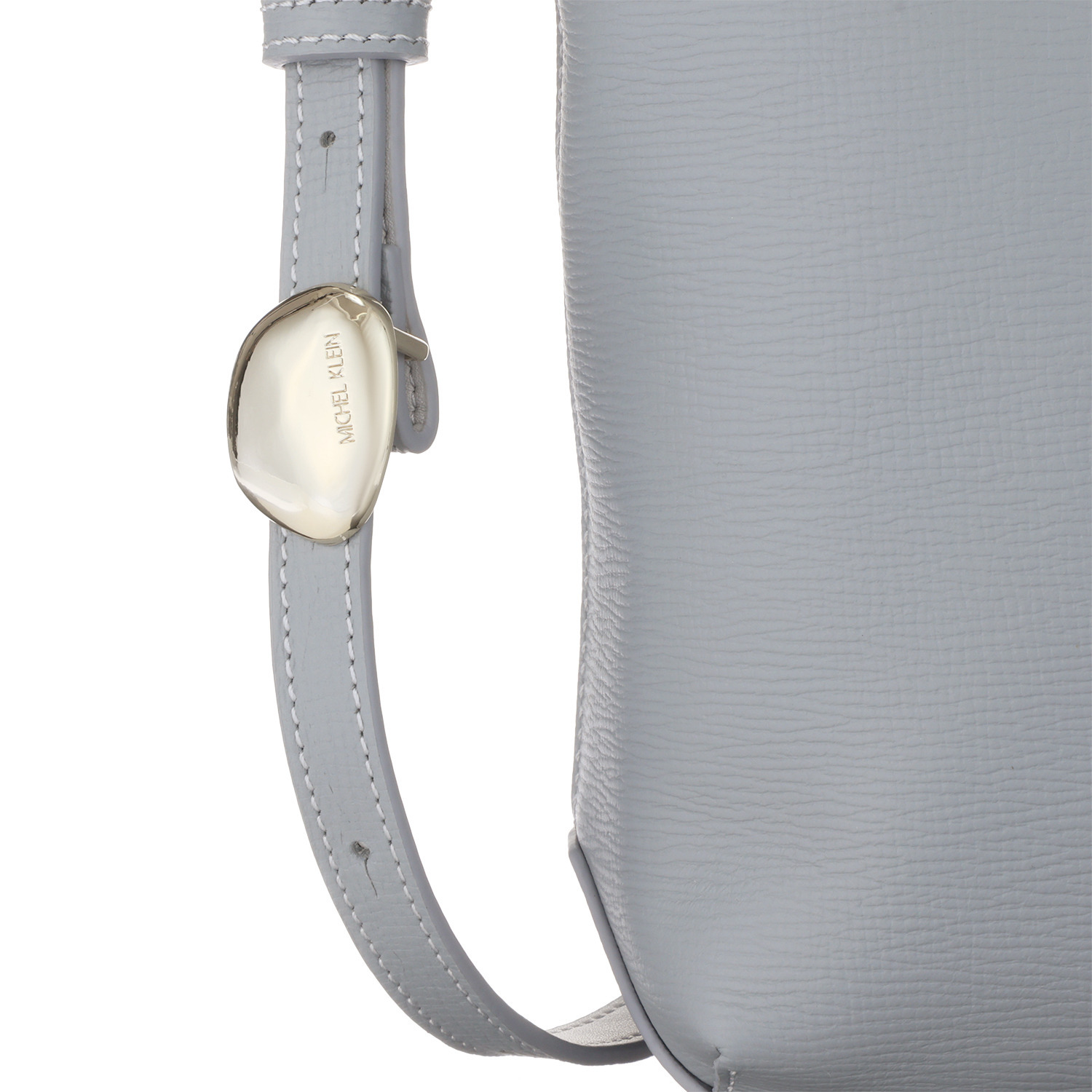 ミッシェル　クラン はっ水 牛革シュリンク型押し ２ウェイハンドバッグ