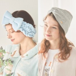ナルエー コットンベロア ヘアバンド２個セット