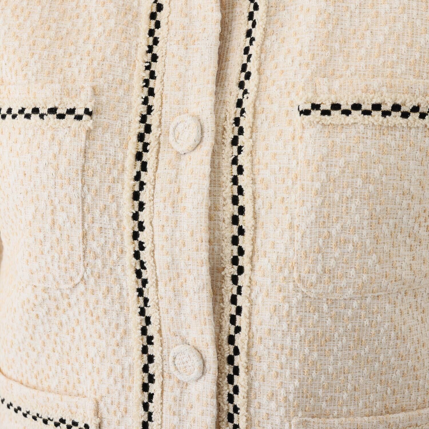 レイメイヤーズ イタリア製生地使用 ファンシーツイード ジャージージャケット