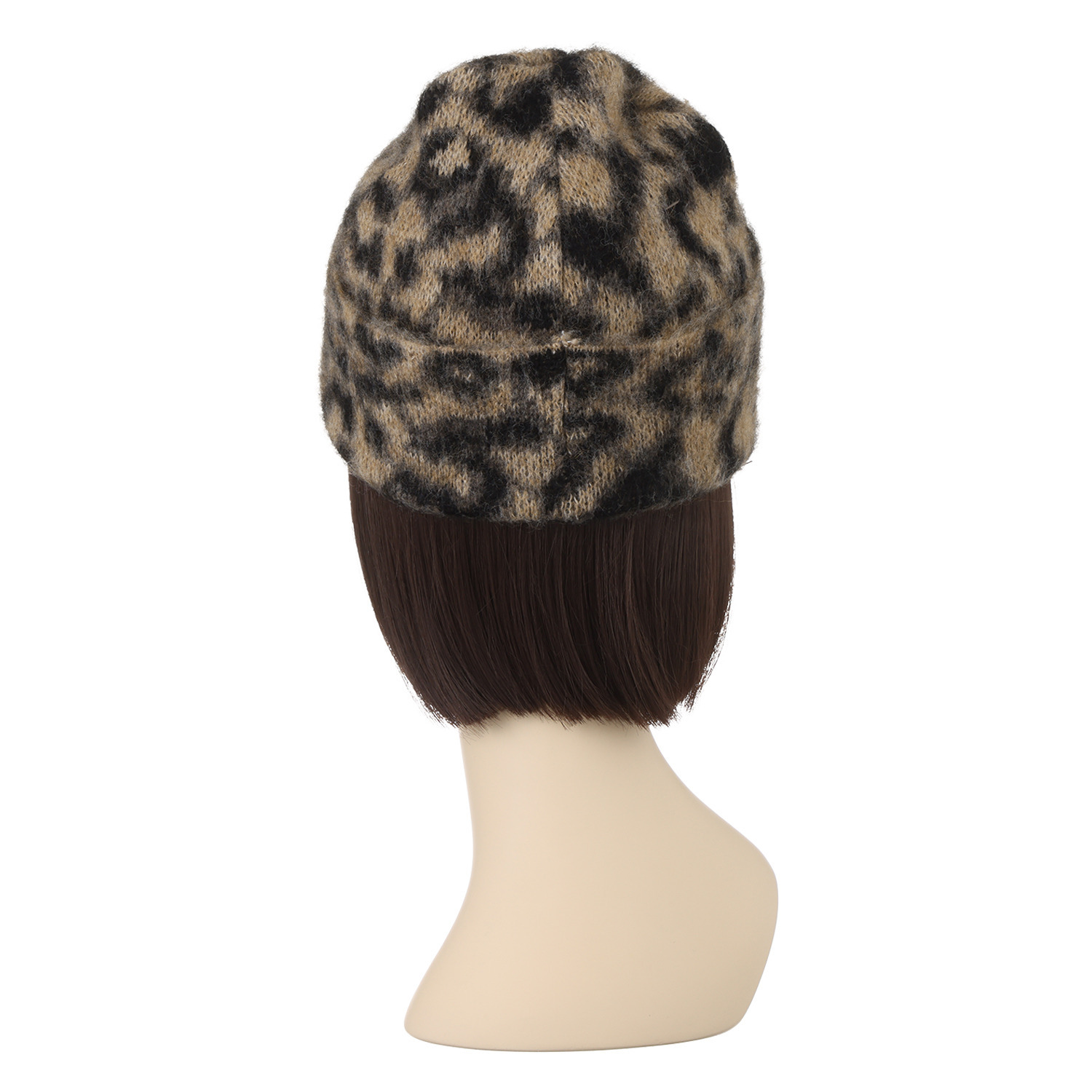 レイメイヤーズ イタリア製 アニマル柄ニット帽子