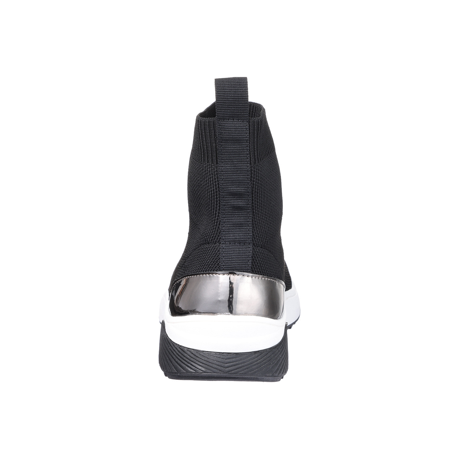 モルティ メタリックアクセント ソックスブーツ