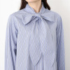亀　恭子セレクト！ ロペ 上質コットンを使用 ボウタイブラウス