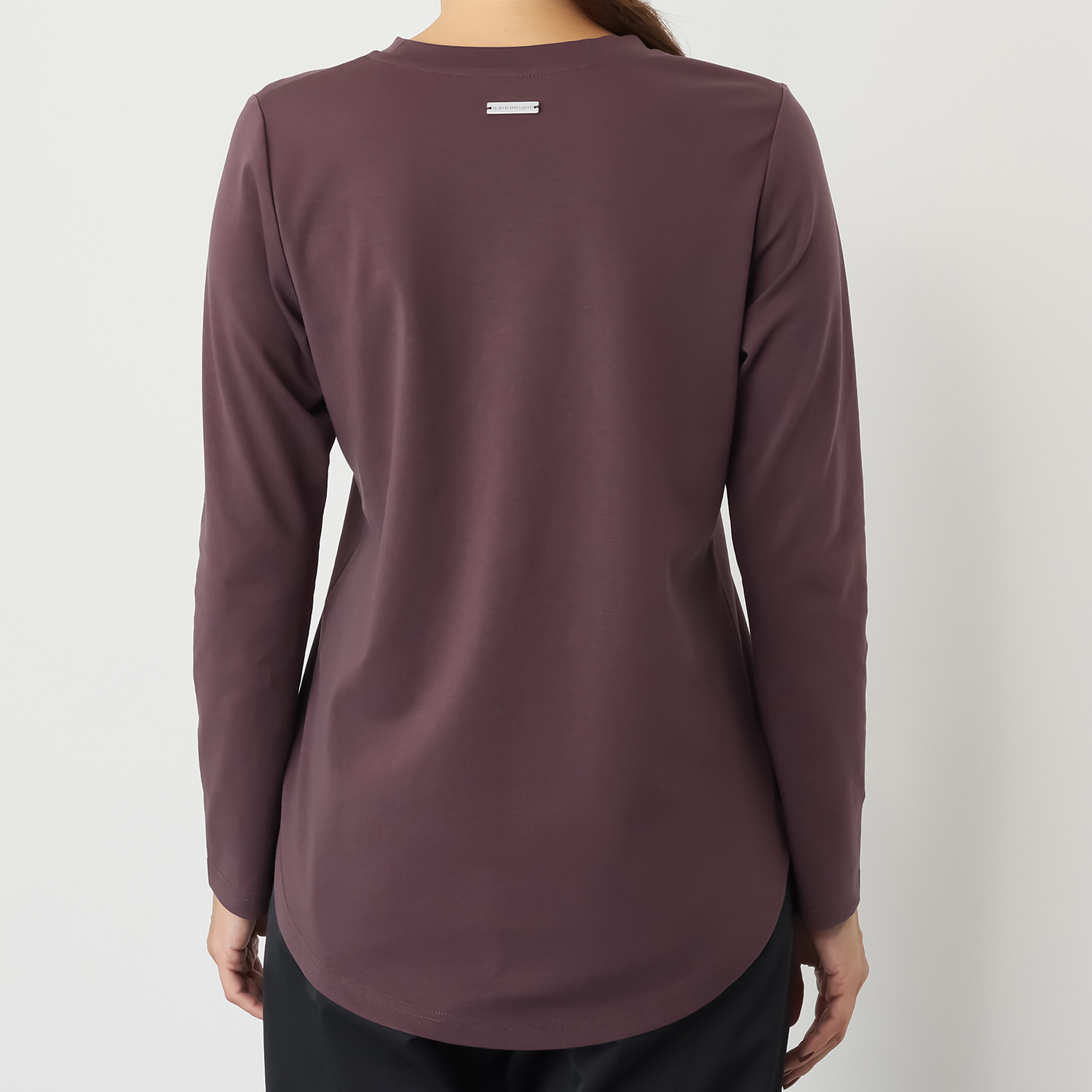 ヘブンアンドアース ラインストーンモティーフ メッセージ ロングＴシャツ