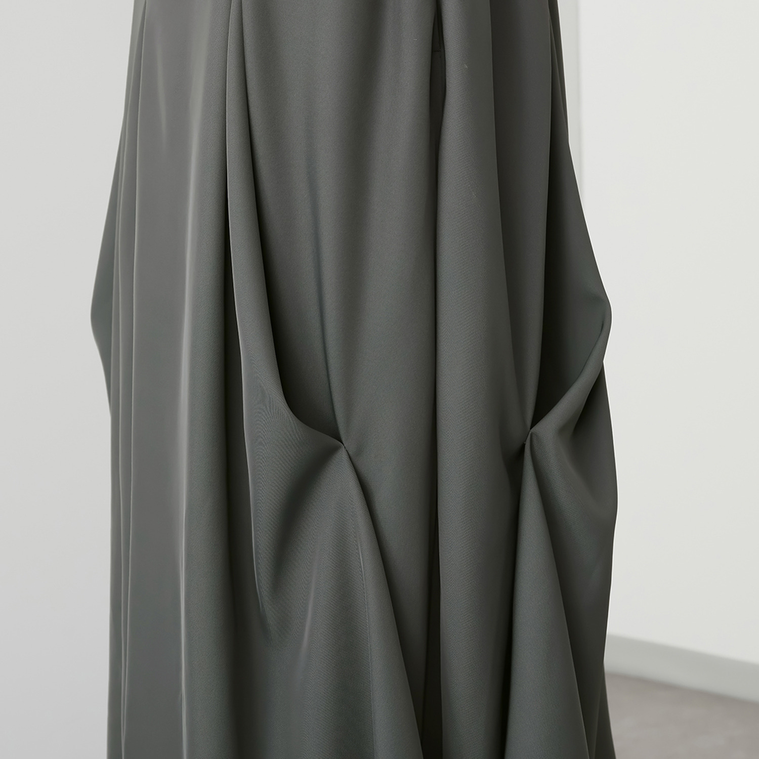 コモエリークローゼット 異素材ドッキング ワンピース