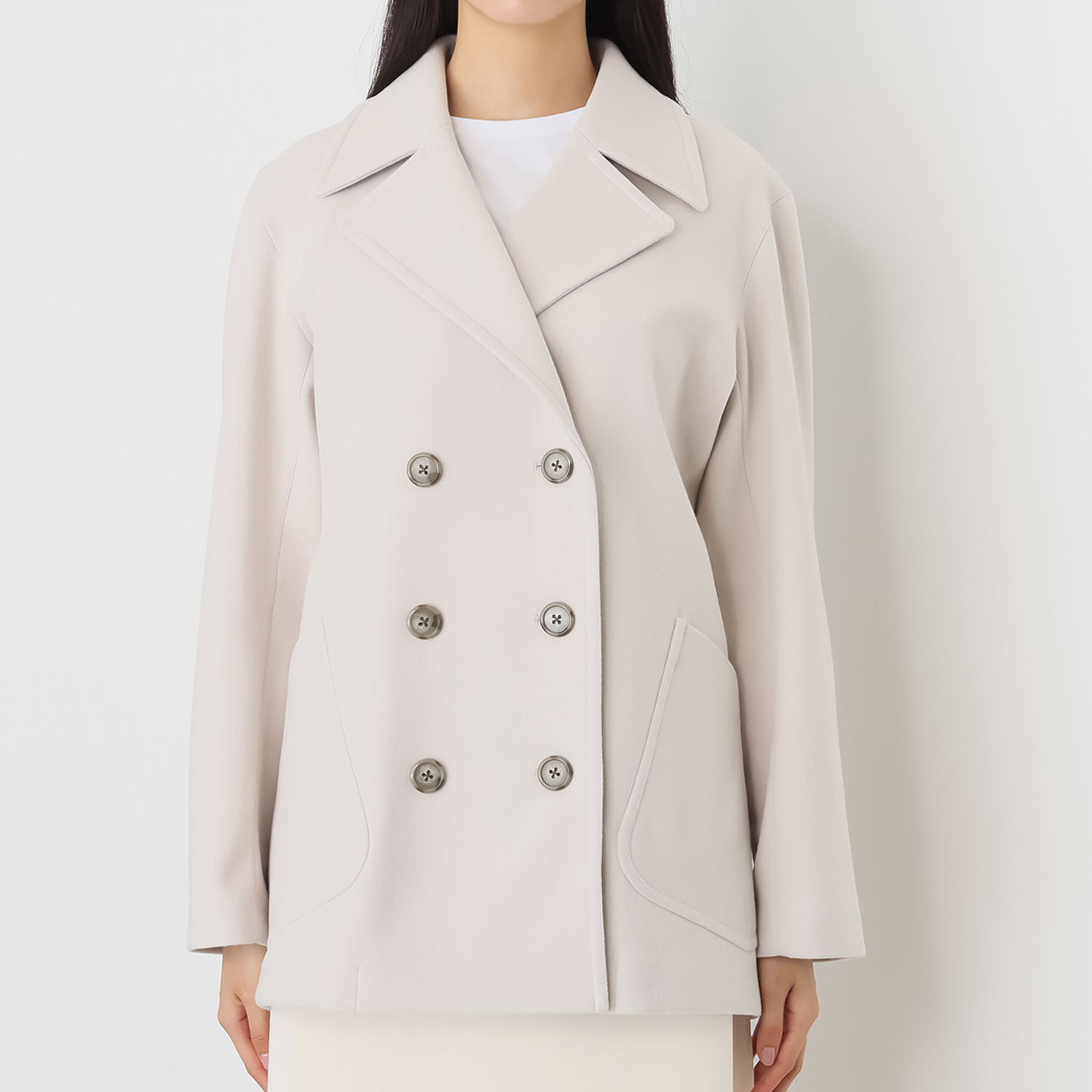 クーラム ウールレット ピーコート