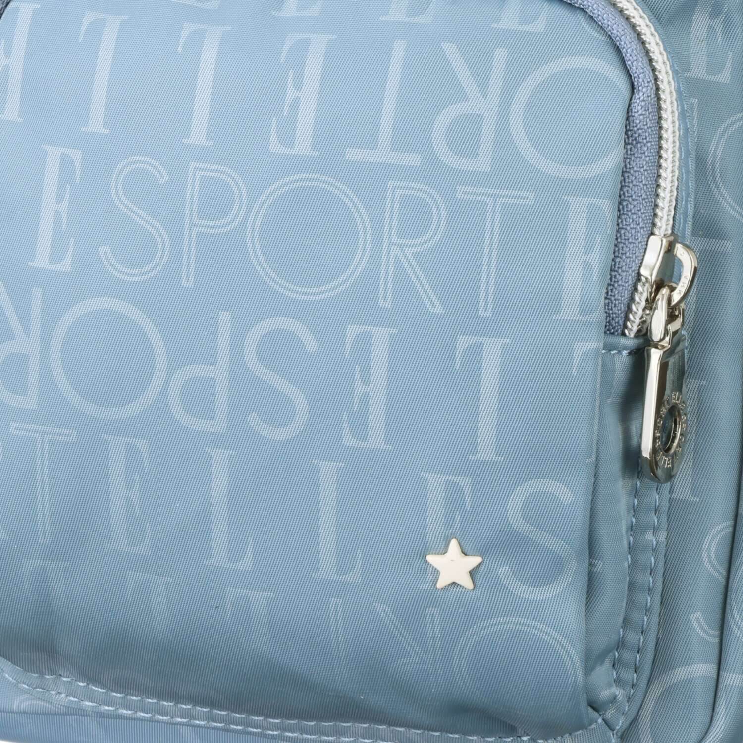 ＥＬＬＥ　ＳＰＯＲＴ 軽量　はっ水 ヒートエンボスナイロン ２ウェイショルダーバッグ