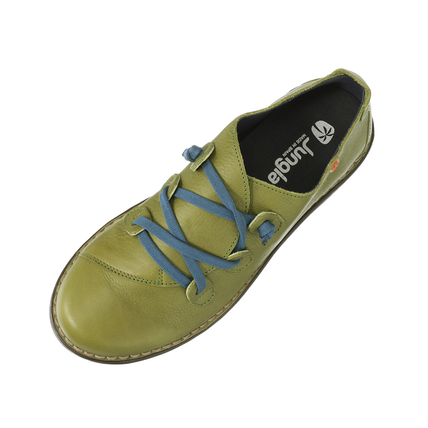 ジャングラ ＜スペイン製＞ 着脱簡単 牛革レースアップシューズ