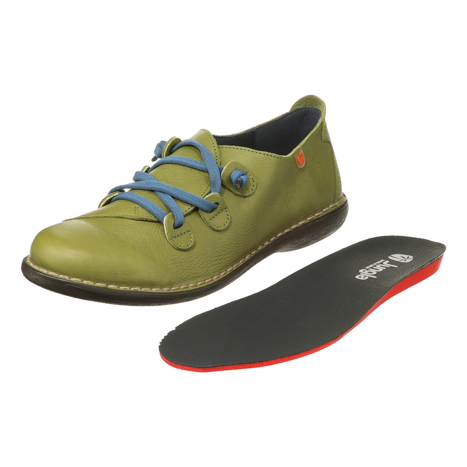 ジャングラ ＜スペイン製＞ 着脱簡単 牛革レースアップシューズ