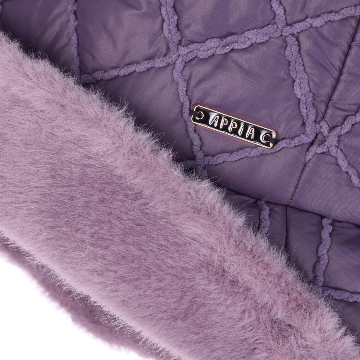 アッピア あったかキルティング ハット＆マフラーセット