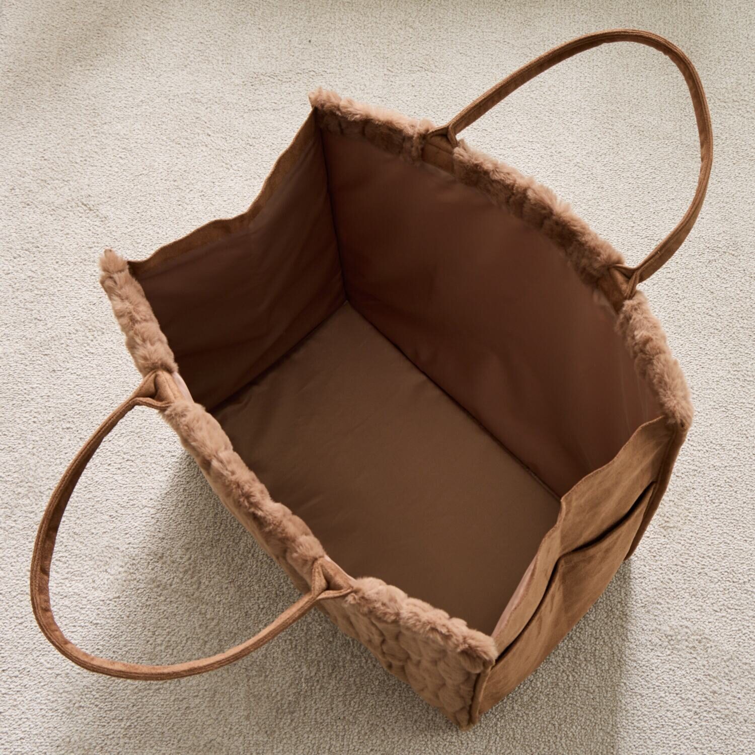 セーブルファータッチ インテリア収納バッグ ＜グラン＞