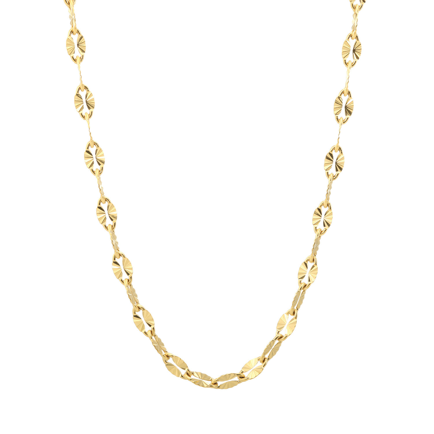 ラフィナリスタ サージカルステンレス 煌めきＭＡＸ ペタルチェーン ネックレス