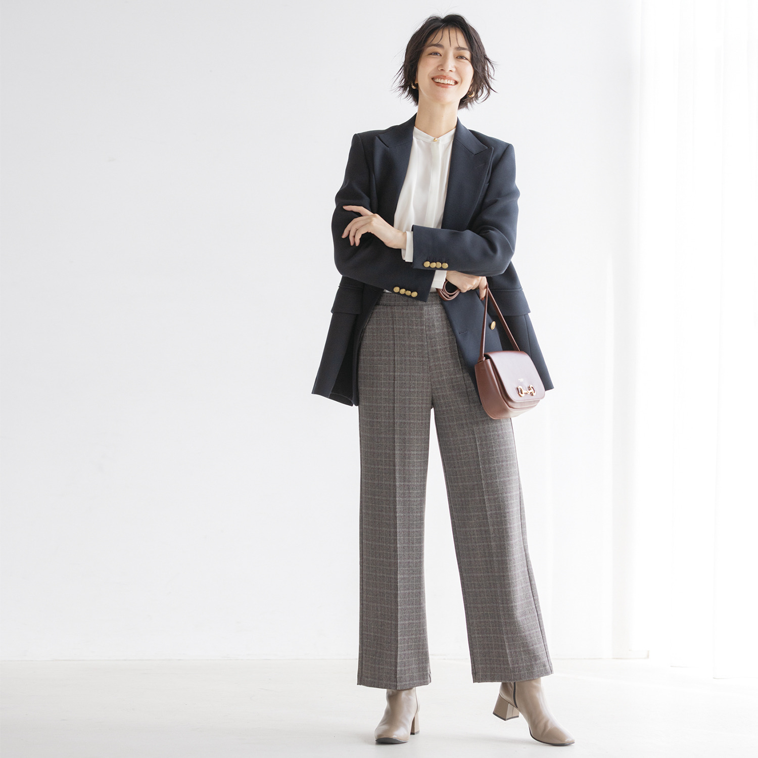 ＴＡＫＵＭＩＢＡ 吸湿発熱 ウーリッチウォーム イージーワイドスラックス ＜股下７０ｃｍ＞