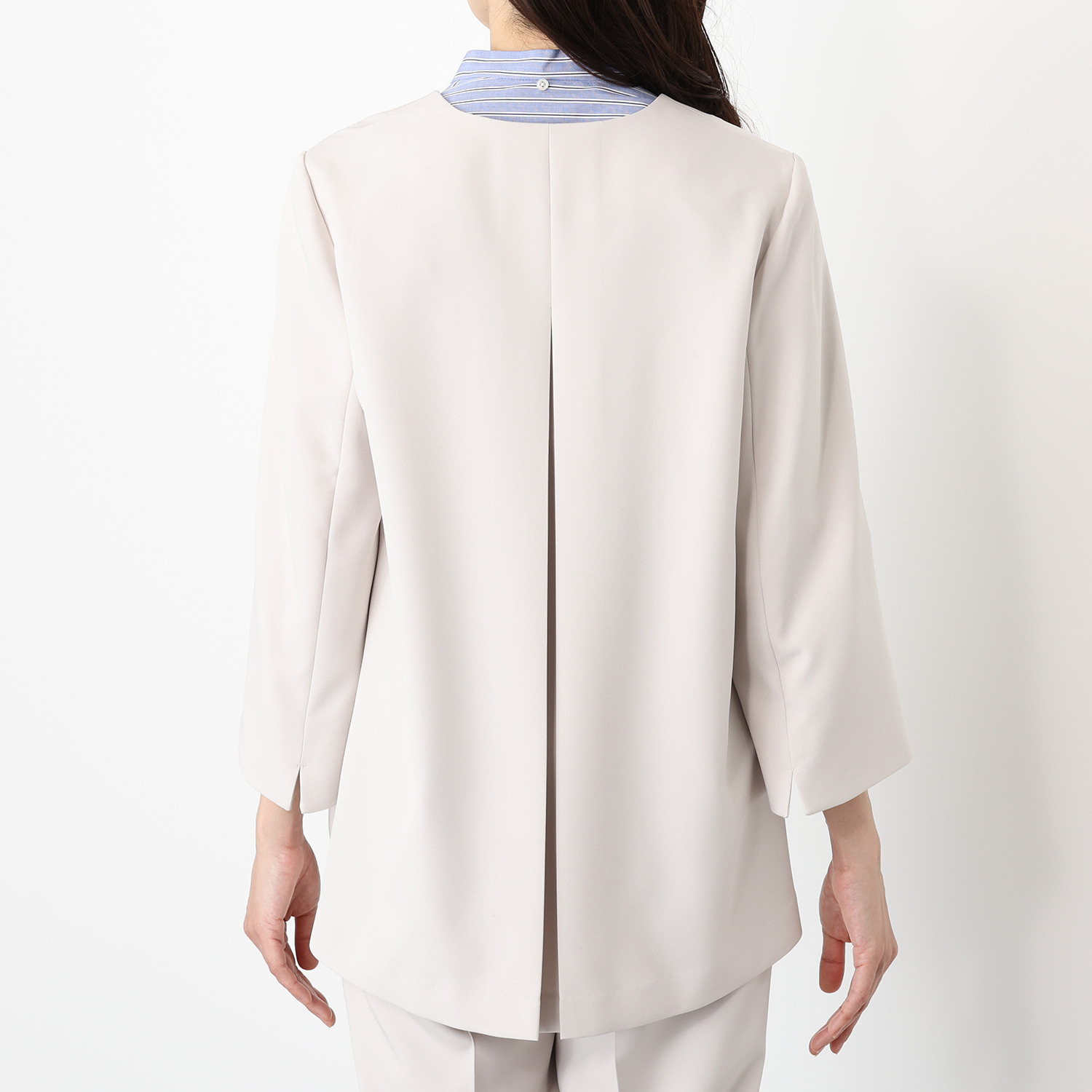 亀　恭子セレクト！ クラッサ 上品マットダブルクロス Ａラインジャケット＆ テーパードパンツ