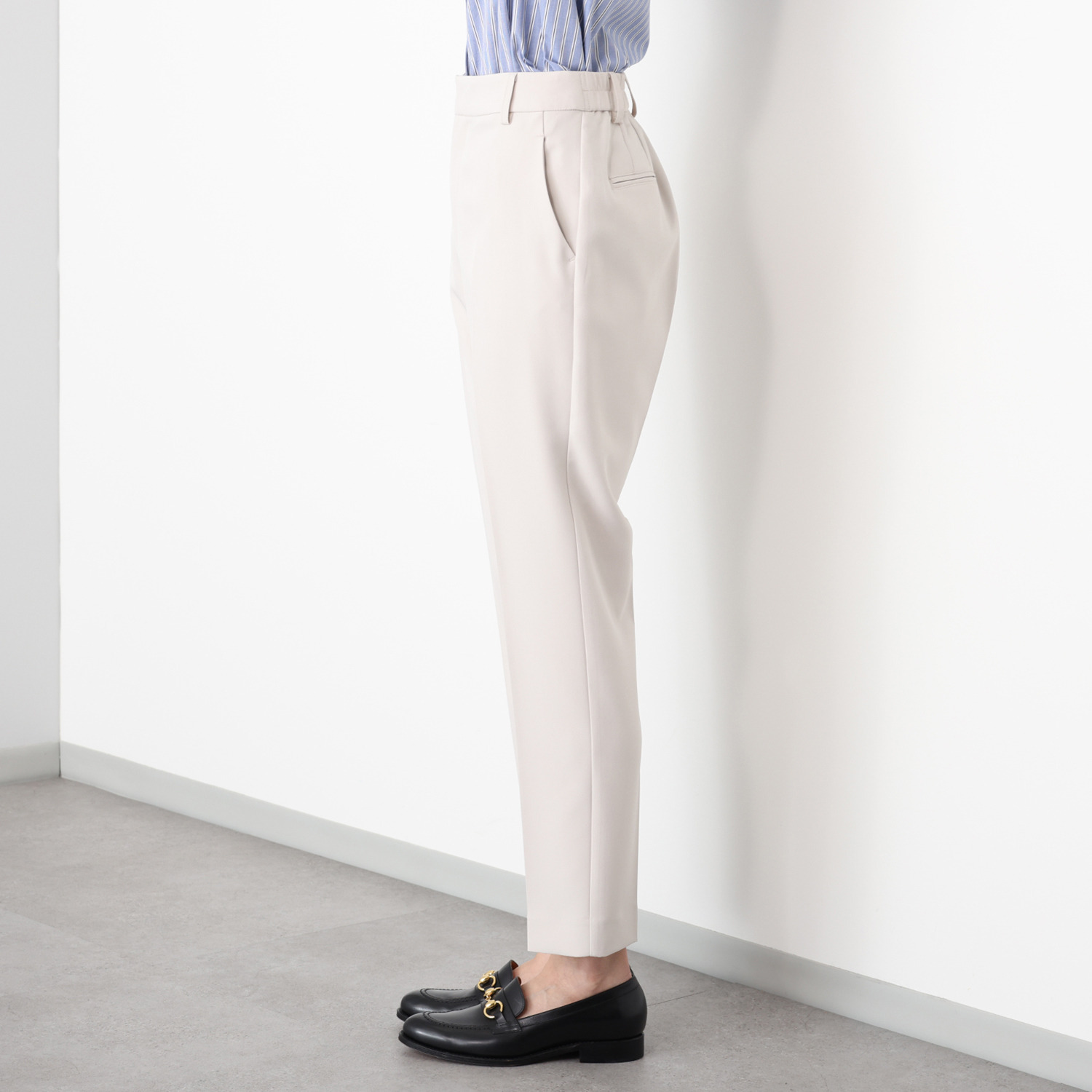 亀　恭子セレクト！ クラッサ 上品マットダブルクロス Ａラインジャケット＆ テーパードパンツ