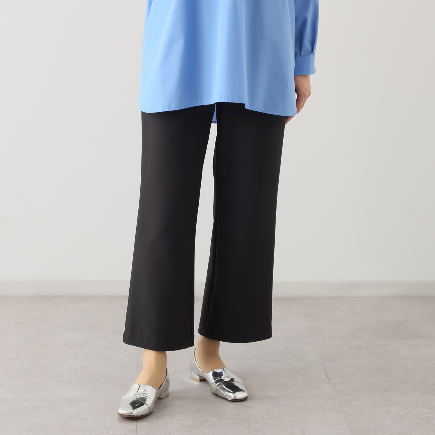 ピーツー 気持ちいぃ〜♪ マシュマロ起毛 ソフトワイドパンツ