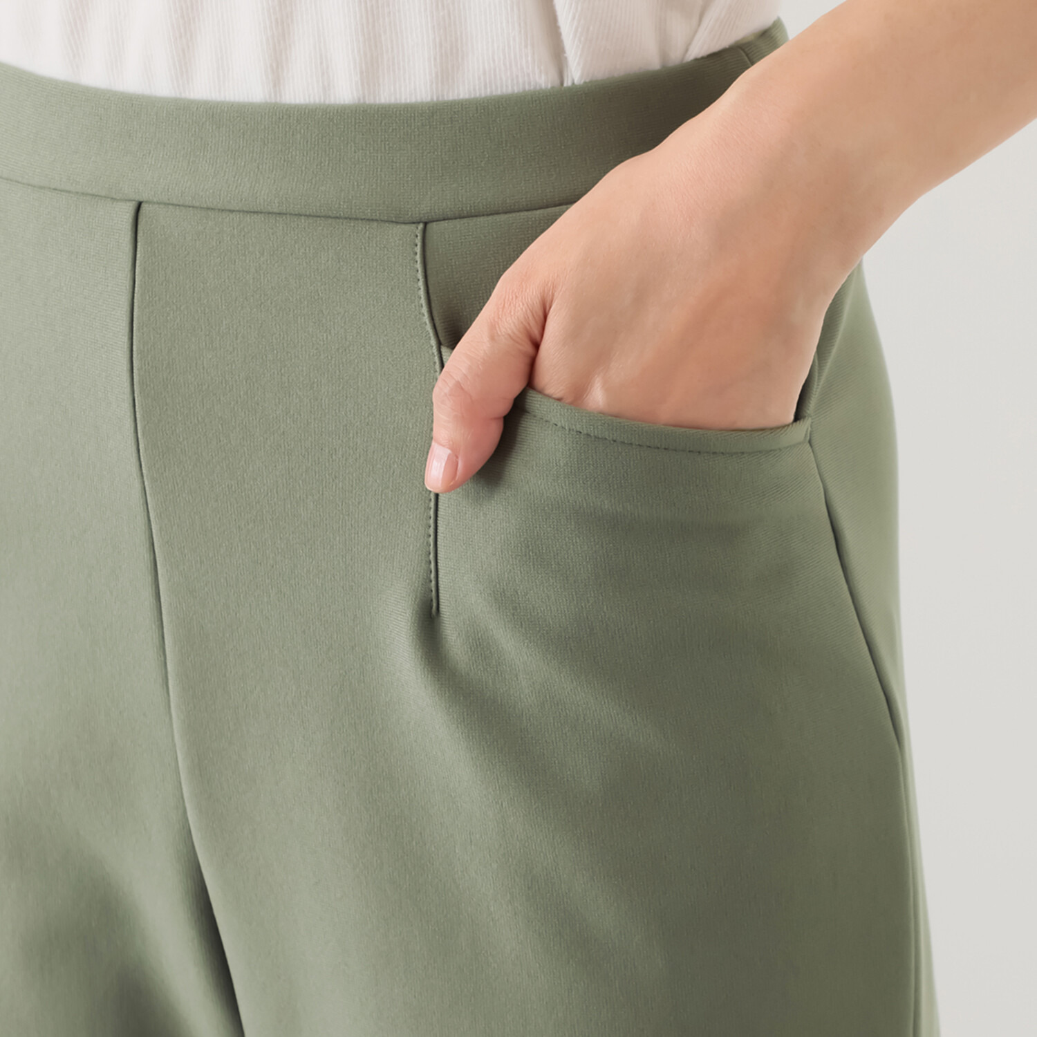 ピーツー 気持ちいぃ〜♪ マシュマロ起毛 ソフトワイドパンツ