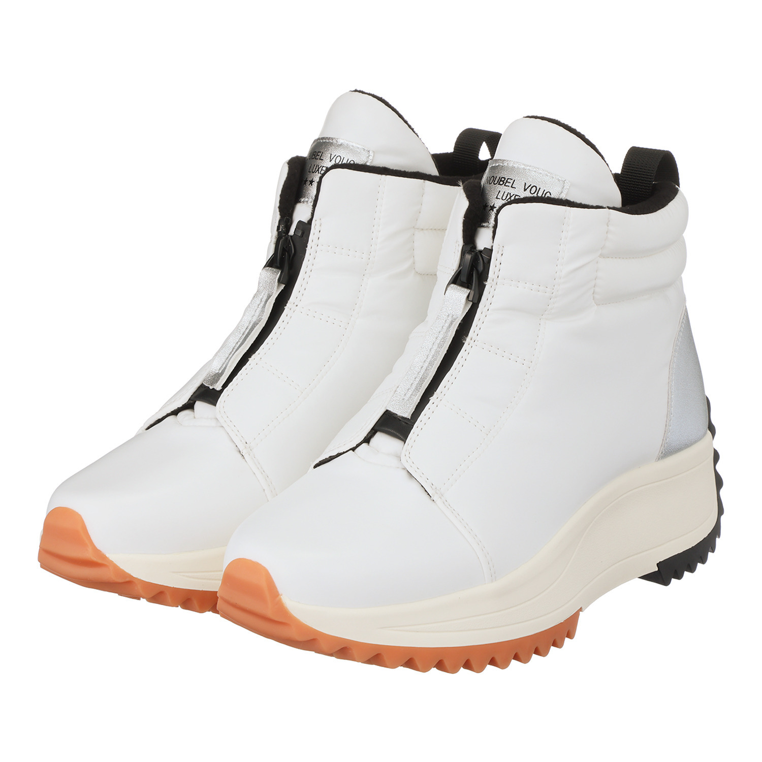 ヌーベルヴォーグ リュクスライン はっ水　中わた 厚底スニーカーブーツ