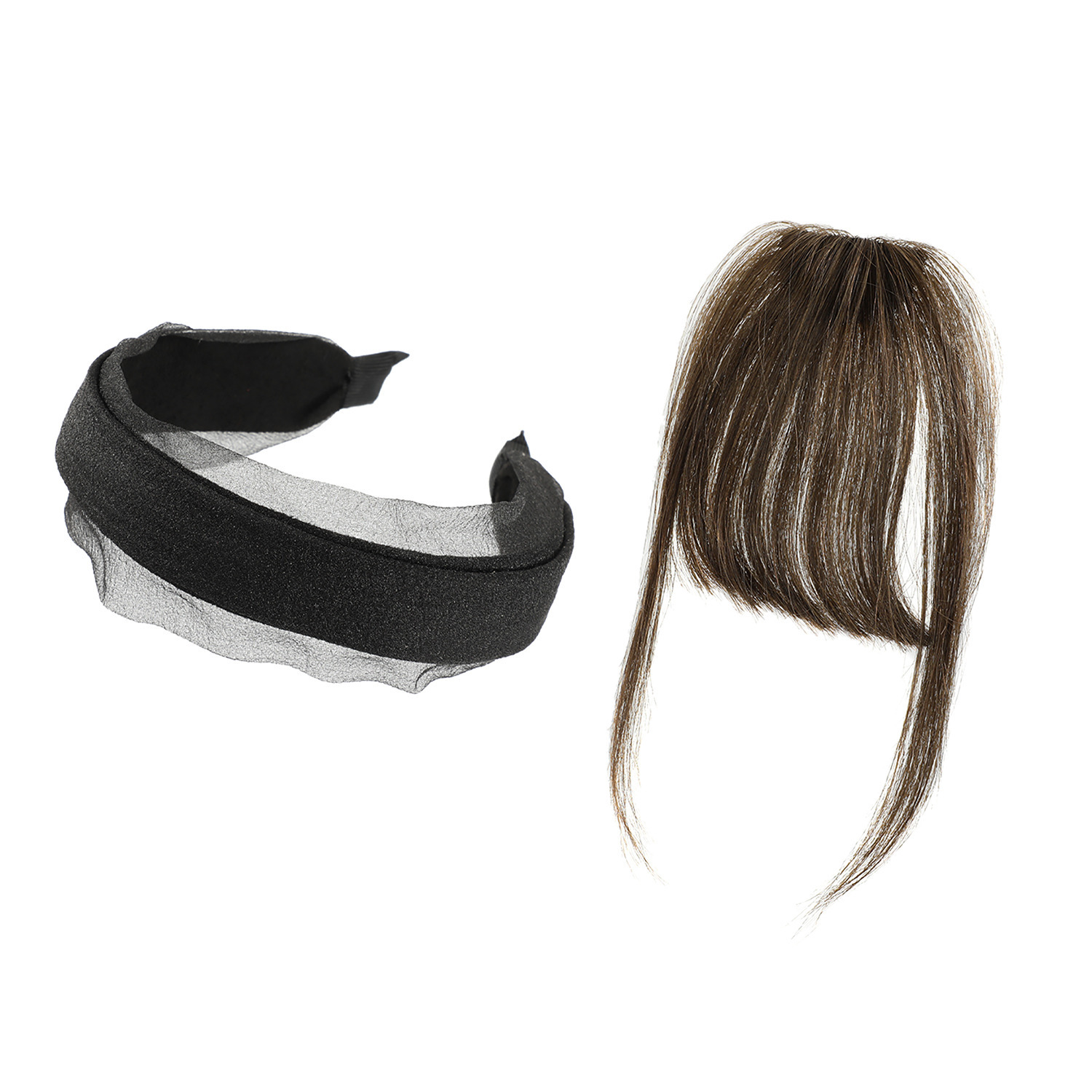 ギンカウィンカ 前髪とお顔周りの毛が 自然に完成 ドレスドヘア 前髪ウィッグ＆ カチューシャ