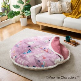 ムーミン モコモコ暖か バーガークッション ＜直径９０ｃｍ＞