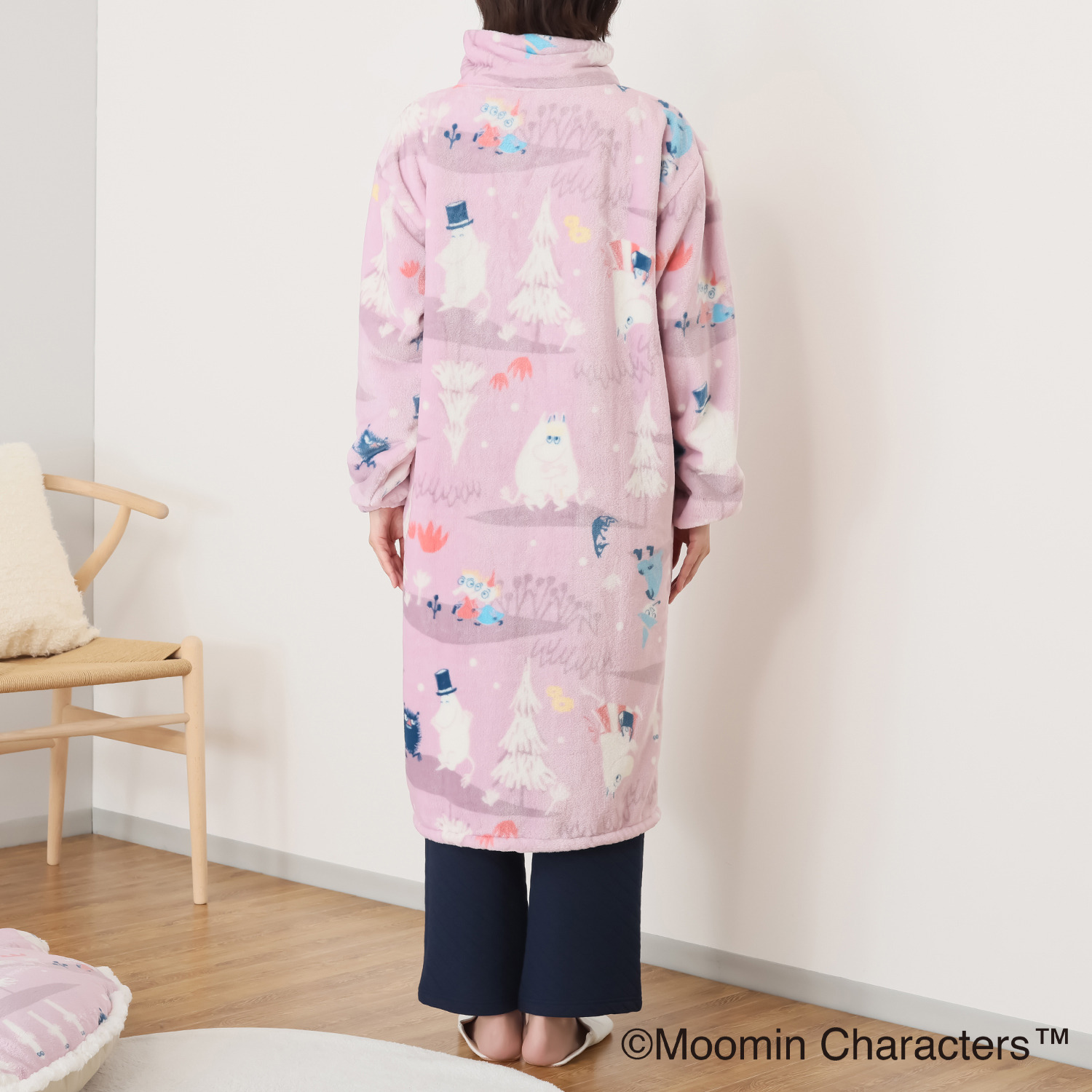 ムーミン モコモコ着る毛布