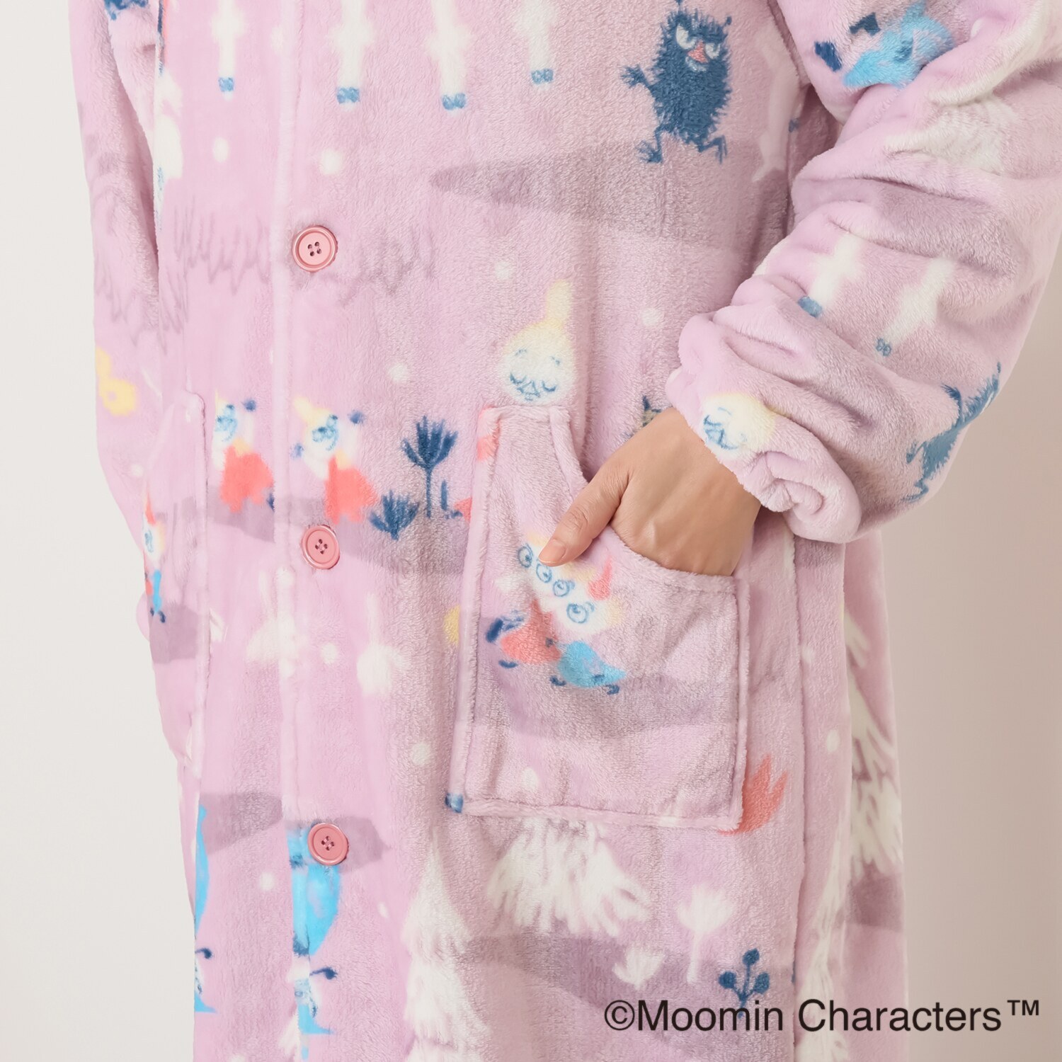 ムーミン モコモコ着る毛布