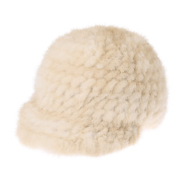 ミンクニット帽