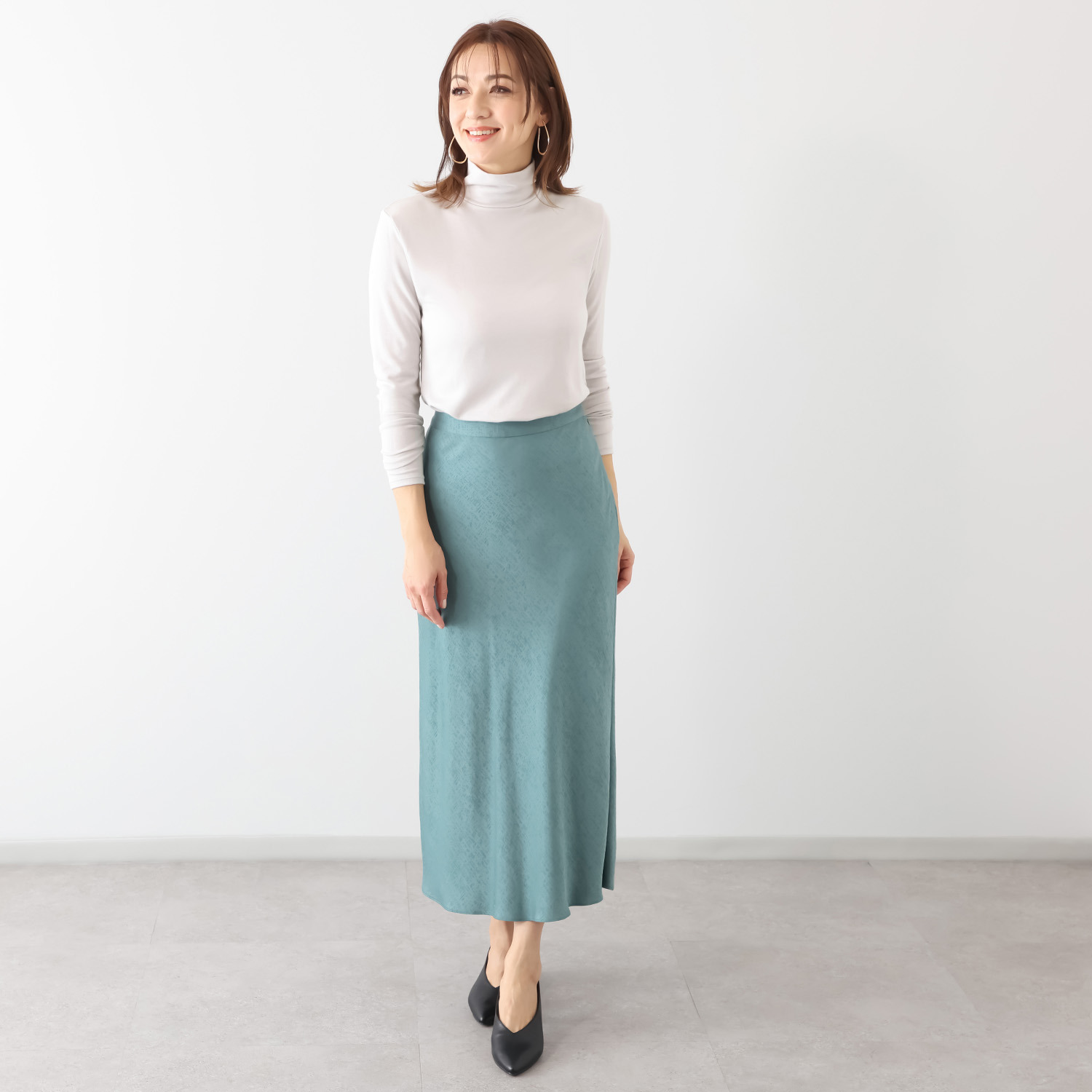 マリランテ 暖かい！蒸れにくい！ サーモギア（Ｒ） 柔らかのびのび快適素材 ハイネックインナー ＜無地＞