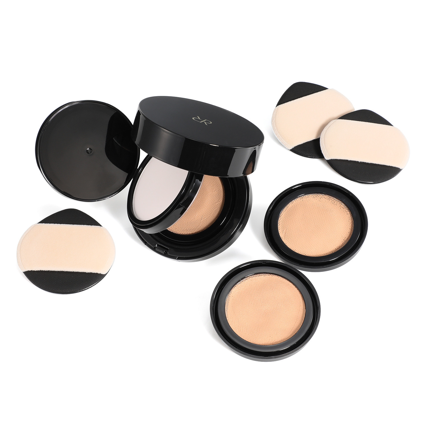 リカリアル ６０秒で簡単！ メイク効果で透明感のある 輝くツヤ肌に仕上がる マルチファンデ＆パウダー 特別セット 