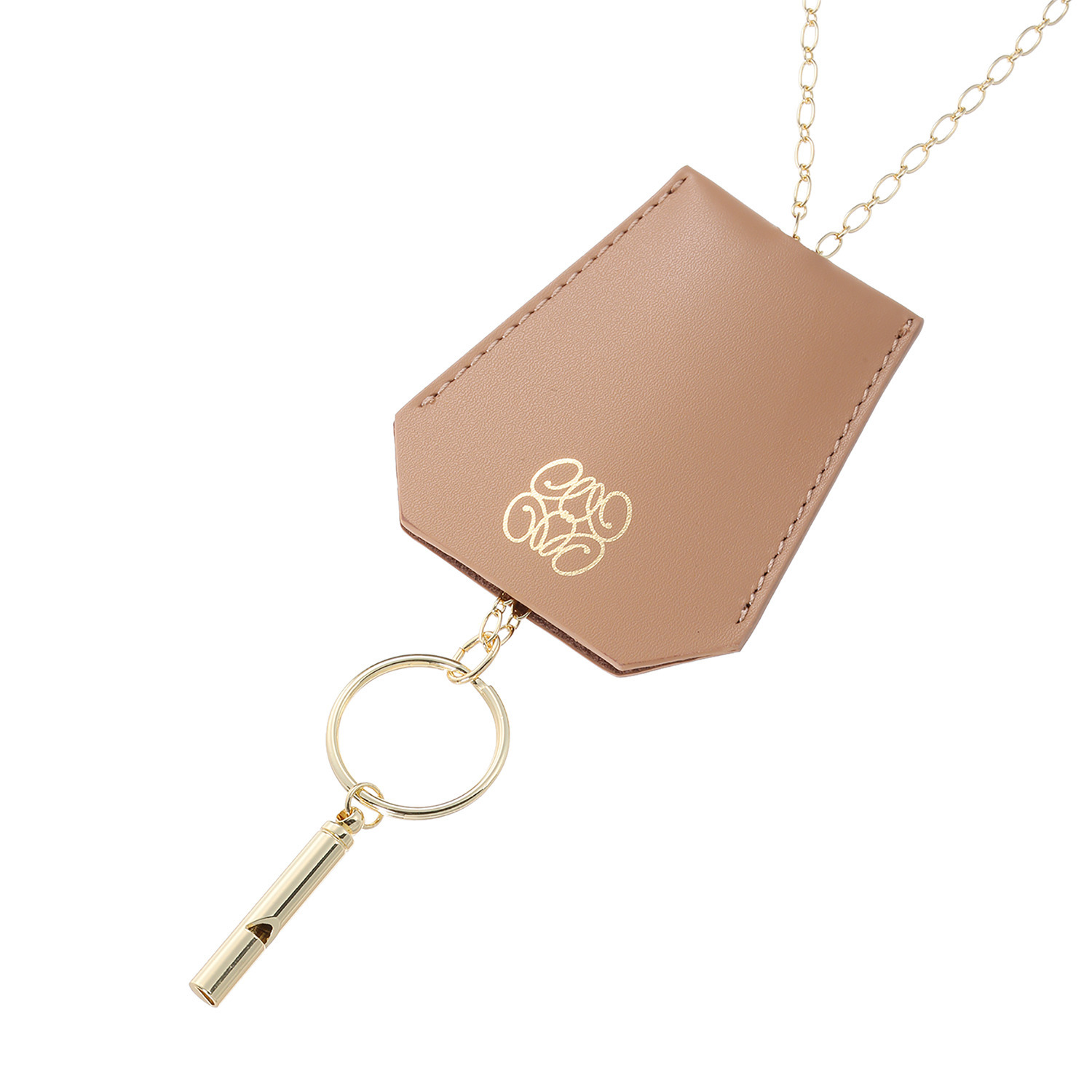 エアリーフェアリー クロシェットモティーフ ロングレザーネックレス シークレットホイッスル付