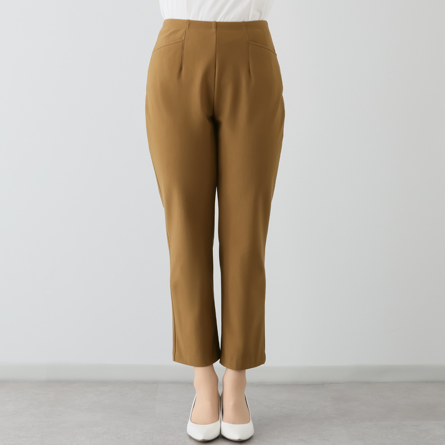 ピーツー 進化版 え！？やせて見える？ ヒートアライヴ 裏起毛ストレートパンツ ＜股下６４ｃｍ＞