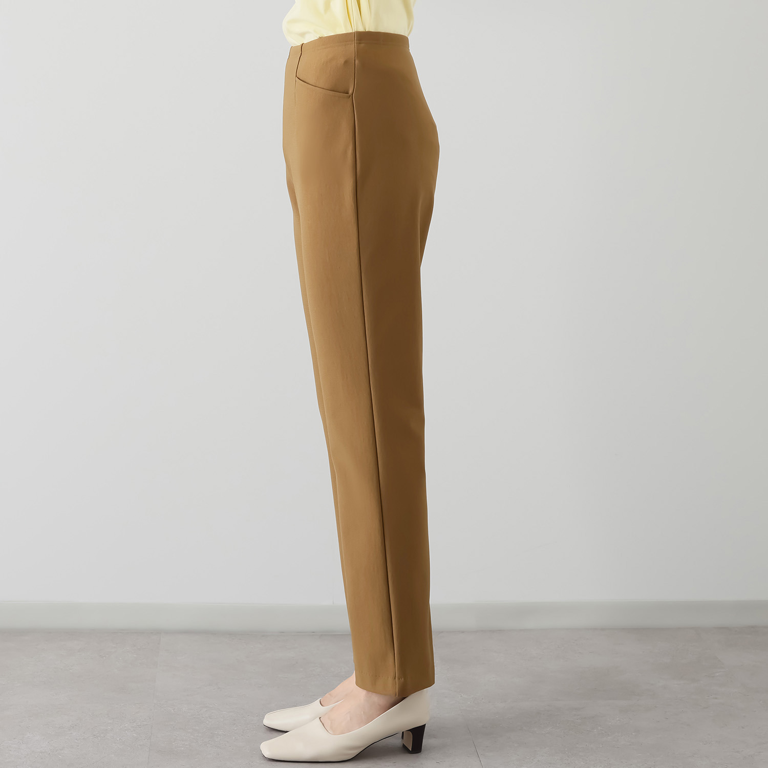 ピーツー 進化版 え！？やせて見える？ ヒートアライヴ 裏起毛ストレートパンツ ＜股下７２ｃｍ＞