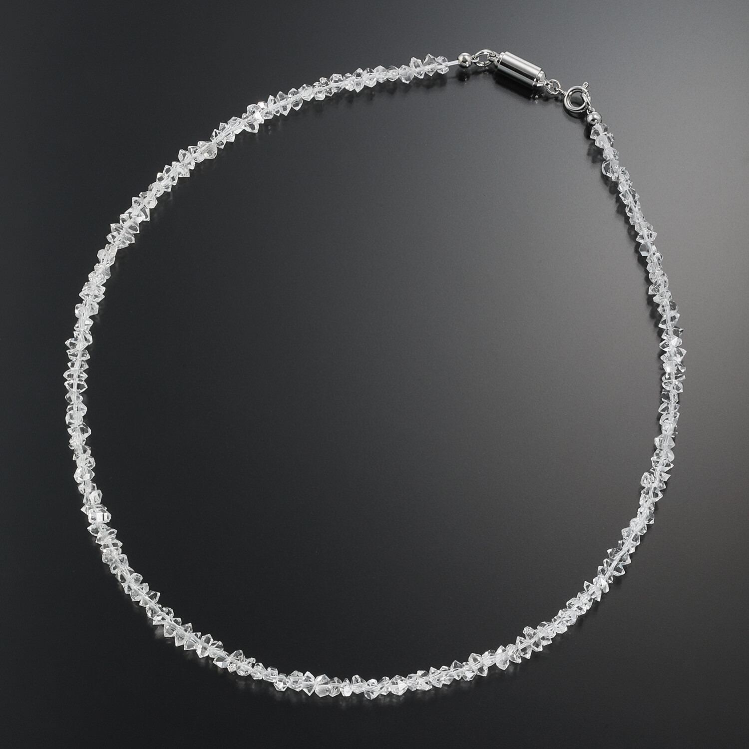 イーシア ハーキマーダイヤモンド ロッククリスタルクォーツ ネックレス