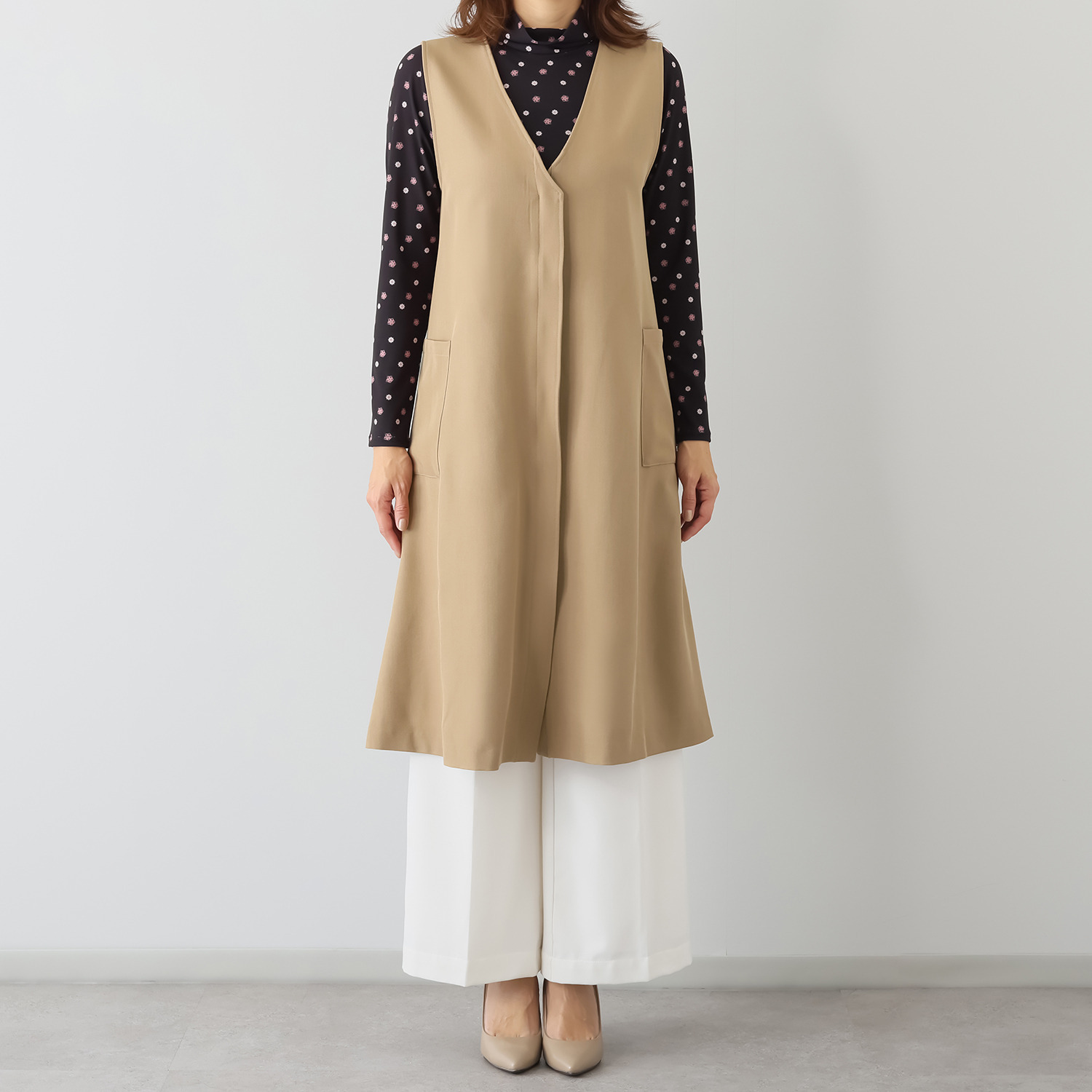 ダジュール ２ウェイロングジレ