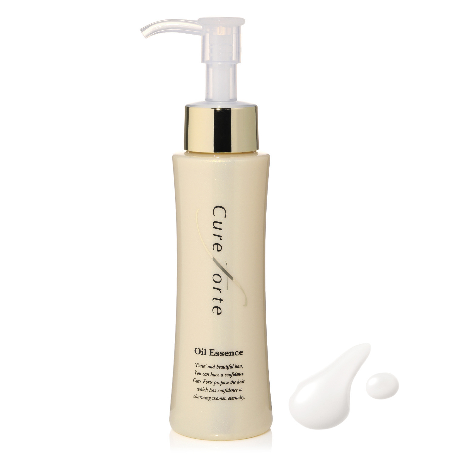 キュアフォルテ 髪と頭皮の老舗サロン開発 しなやかなツヤ髪へ導く ヘアオイル美容液 オイルエサンス ２本増量セット