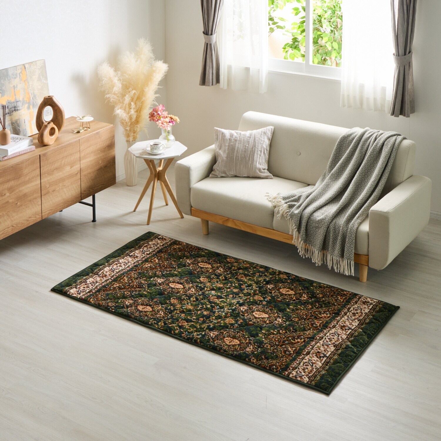 イケヒコ あったか５層構造 クインテットラグ ＜９５×１８０ｃｍ＞